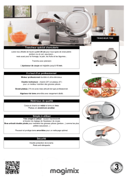 Magimix T 250 - 11656 Trancheuse électrique Product fiche