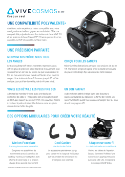 HTC Vive Cosmos Elite HMD Casque de réalité virtuelle Product fiche