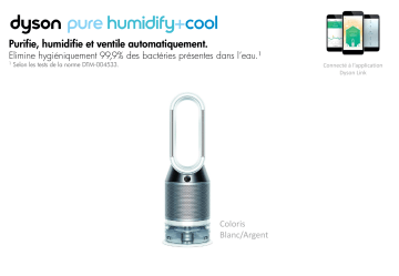 Product information | Dyson PH01 PURE HUMIDIFY + COOL Purificateur d'air Product fiche | Fixfr