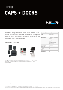 Gopro Caches et protections Hero3 Protection Product fiche