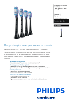 Philips Sonicare - HX9054/33 Brossette dentaire Product fiche