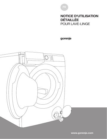 Manuel du propriétaire | Gorenje WA96CPS Lave linge hublot Owner's Manual | Fixfr