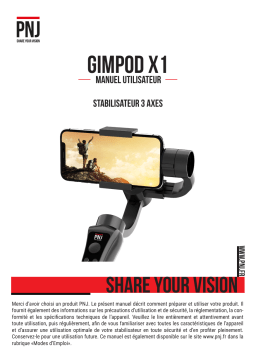 PNJ Gimpod X1 Stabilisateur Owner's Manual