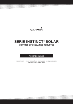Garmin Instinct Solar Graphite Montre sport Product fiche