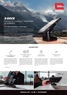 Crosscall Station de chargement X-Dock 2 Chargeur secteur Product fiche