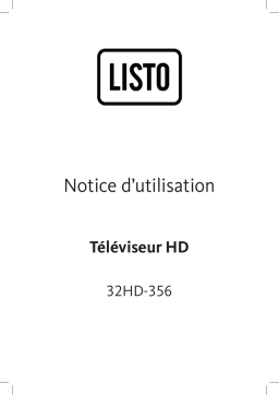 Listo 32 HD-356 TV LED Owner's Manual