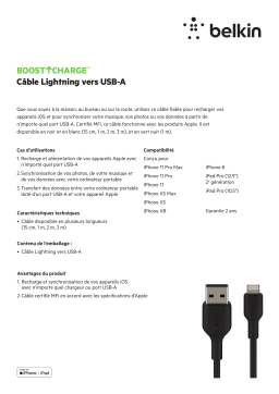 Belkin USB-A 1m vert Adaptateur Product fiche