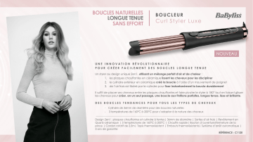 Product information | Babyliss Curl Styler Luxe C112E Fer à boucler Product fiche | Fixfr