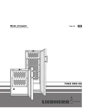 Manuel du propriétaire | Liebherr WKb4212-21 Cave à vin vieillissement Owner's Manual | Fixfr