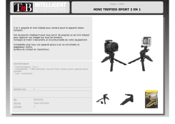 TNB 2 en 1 poignée et mini trépied Trépied Product fiche