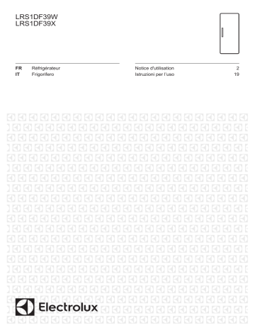 Owner's manual | Electrolux LRS1DF39W Réfrigérateur 1 porte Manuel du propriétaire | Fixfr