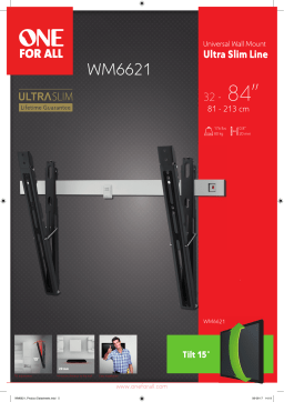 One For All WM6621 ultraslim 32-84 pouces Support mural TV Product fiche