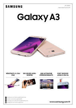 Samsung Galaxy A3 Gold Ed.2017 Smartphone Product fiche