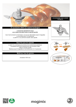 Magimix 17242 Pétrin XL Cook Expert Couteau pétrin Product fiche