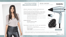 Babyliss Hydro fusion D773DE Sèche cheveux Product fiche