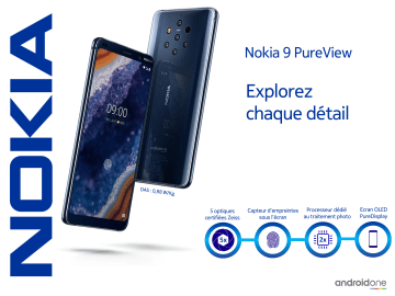 Product information | Nokia 9 PureView Smartphone Product fiche | Fixfr