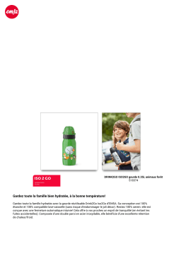 Emsa DRINK2GO ISO2GO 0.35L animaux foret Gourde enfant Product fiche