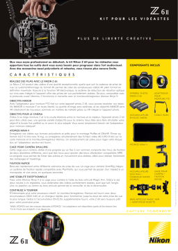 Nikon Z6 II Kit Video AtomosVlog Appareil photo Hybride Manuel utilisateur