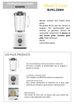 Kenwood BLP41.C0WH Blender Product fiche