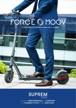 Force Moov Suprem6400 Grise Trottinette électrique Manuel utilisateur