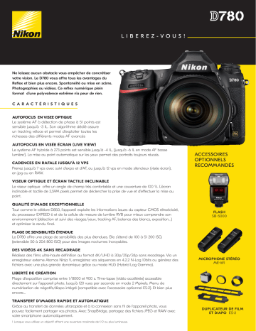 Product information | Nikon D780 + AF-S 24-120 f/4 G ED VR Appareil photo Reflex Manuel utilisateur | Fixfr