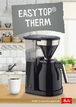 Melitta Easy Top Therm II 1023-08 Noir Cafetière isotherme Product fiche