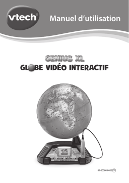 Vtech Genius XL - Globe vidéo interactif Globe terrestre Owner's Manual