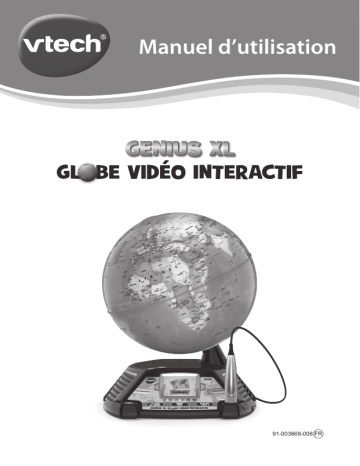 Manuel du propriétaire | Vtech Genius XL - Globe vidéo interactif Globe terrestre Owner's Manual | Fixfr