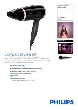 Philips BHD004/10 Sèche cheveux Product fiche