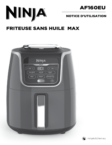 Manuel du propriétaire | Ninja FOODI MAX AF160EU 5.2L 5 pers Friteuse Owner's Manual | Fixfr