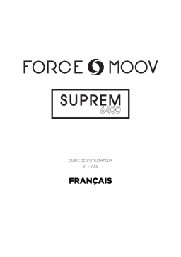 Force Moov Suprem6400 Grise Trottinette électrique Owner's Manual