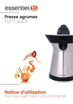 Essentielb EPA 2 TUTTI JUICY Presse-agrumes Owner's Manual