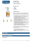 Starwax 1L VINAIGRE BLANC 14&deg; - Citron Fabulous Nettoyant multi usages Product fiche
