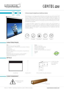 LUMENE CAPITOL HD : Fiche produit avec IA et PDF