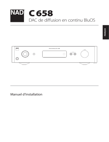 Manuel du propriétaire | NAD C658 Lecteur réseau HiFi Owner's Manual | Fixfr