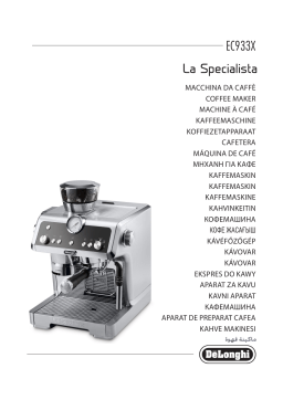 Delonghi Specialista EC9335 R Expresso broyeur Owner's Manual