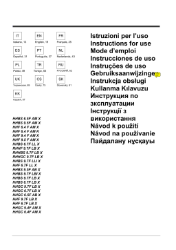 Hotpoint HHBS6.7FLLX Hotte décorative murale Manuel du propriétaire