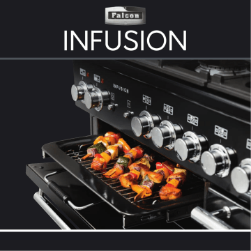 Product information | Falcon INFUSION 110CM GRIS ARDOISE/CHRM Piano de cuisson mixte Manuel utilisateur | Fixfr