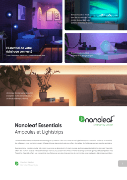 Nanoleaf Essentials Smart Light Bulb-800Lm-RGBW Ampoule connectée Owner's Manual