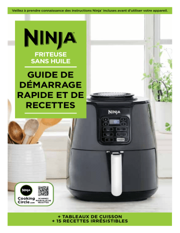 Product information | Ninja FOODI AF100EU 3.8L 4 pers Friteuse Product fiche | Fixfr