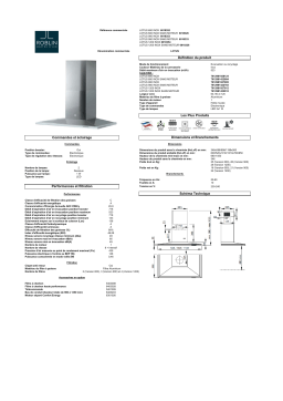 Roblin LOTUS 900 INOX Hotte décorative murale Product fiche