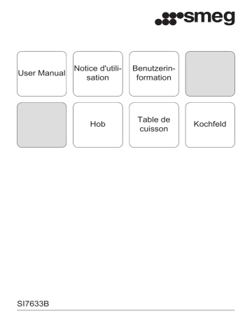 Manuel du propriétaire | Smeg SI7633B Table induction Owner's Manual | Fixfr