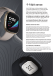Fitbit Sense Blanc Lunaire Montre sport Product fiche