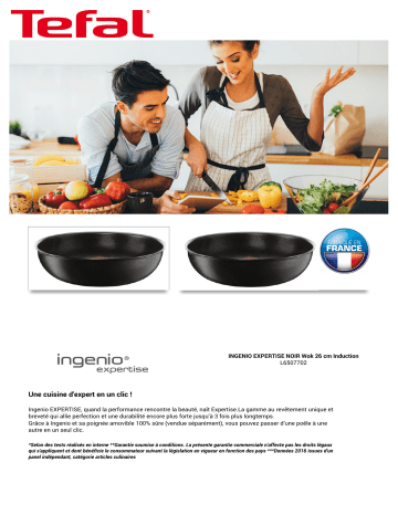 Product information | Tefal Ingenio Expertise 26 cm Product fiche | Fixfr