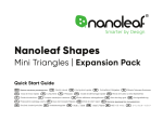 Nanoleaf Shapes Triangles Mini Expansion-10PK Panneaux lumineux Manuel du propri&eacute;taire