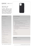 Qdos iPhone 12 Pro Max Touch noir Coque Product fiche
