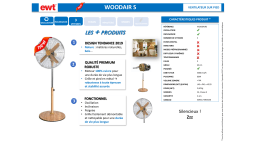 EWT WOODAIRS Ventilateur Product fiche