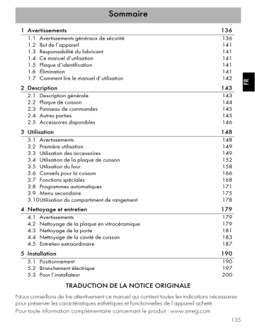 Manuel du propriétaire | Smeg CPF9IPWH Piano de cuisson induction Owner's Manual | Fixfr