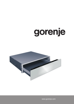 Gorenje WD1410X Tiroir Chauffant Owner's Manual