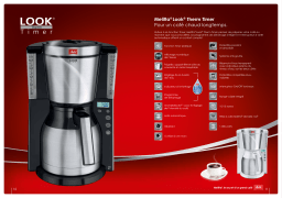 Melitta LOOK IV THERM TIMER BLANC/INOX Cafetière isotherme Product fiche